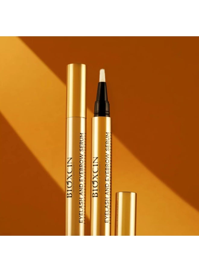 بيوكسين سيروم بيوكسين للرموش والحواجب بالكولاجين وحمض الهيالورونيك لنمو أقوى وأكثر كثافة - Image 4